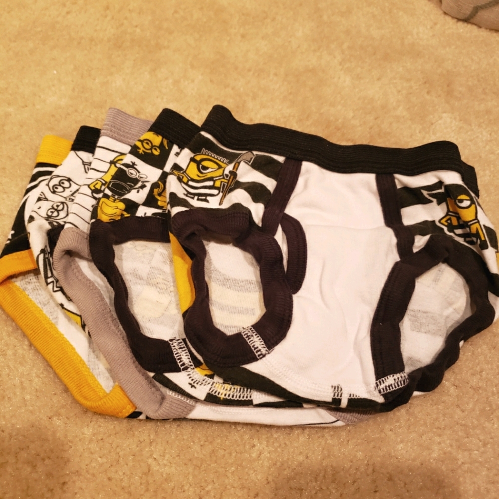 *nd Sz 4T Despicable Me 3 toddler briefs underwear - Must Be Bundled To Buy